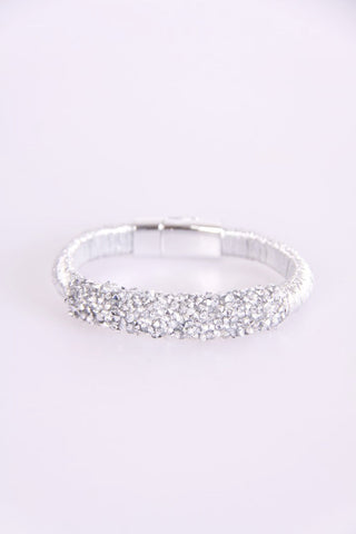 Chunky crystal Double Thread Bracelet