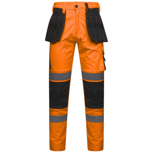 Men's Softshell Workwear Trouser - Orange
