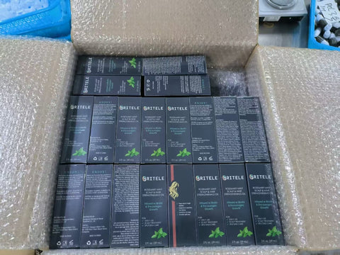 Gritelle Rosemary Mint Scalp & Hair Strengthening Oil – Infused with Biotin for Hair Growth and Split End Care