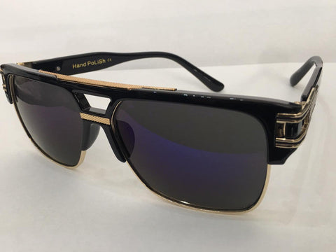 Square Metal Plastic Stylish Sunglasses