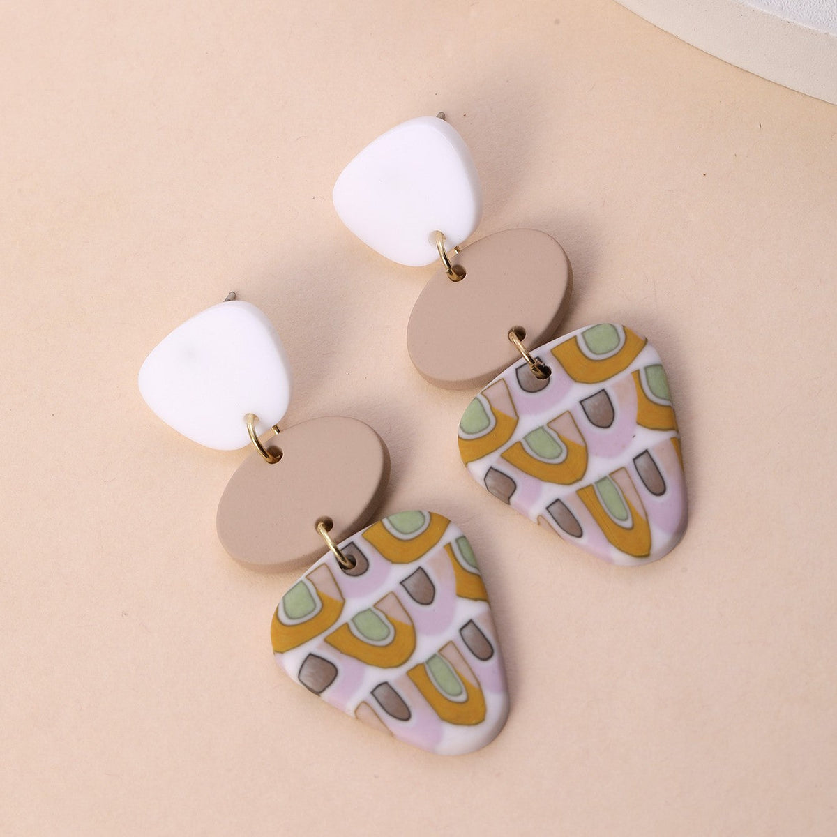 Strawberry Shape Dangly Earrings