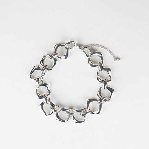 Sqaure Chunky Chain Necklace