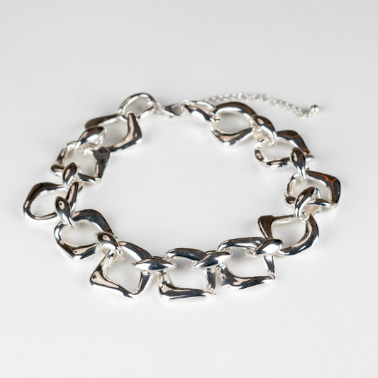 Sqaure Chunky Chain Necklace