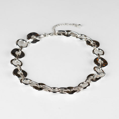 Coin Shapes With Chain Necklace