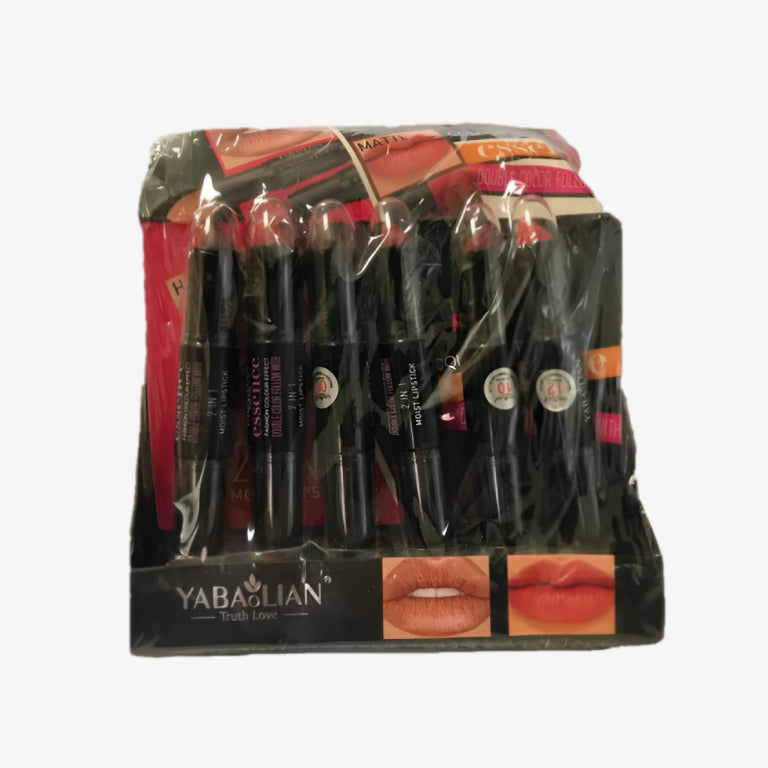 Yabaolian 2 in 1 Lipstick Set 24 Shades