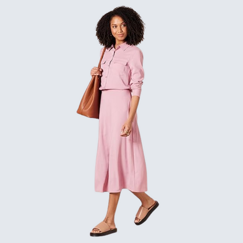 Relaxed-Fit Georgette Shirt for Women