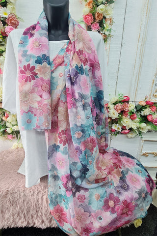 Floral Print Scarves