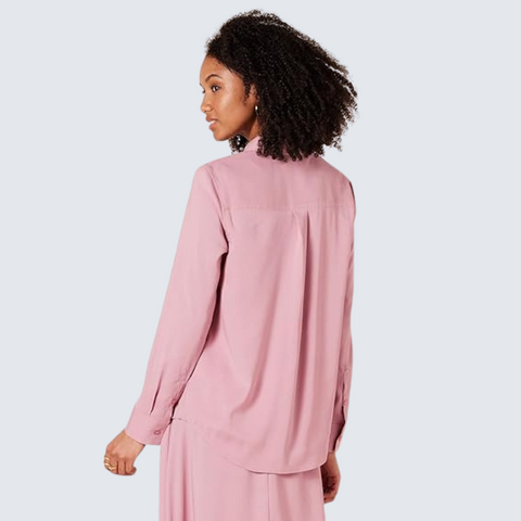 Relaxed-Fit Georgette Shirt for Women