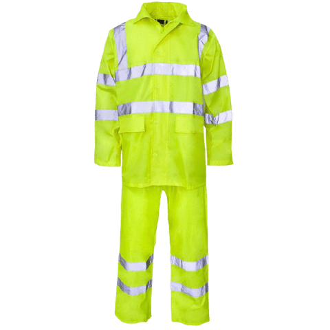 Reflective Yellow Rainsuit