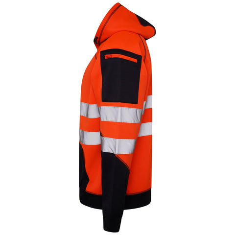 High Vis Three Pockets Pullover Hoodie