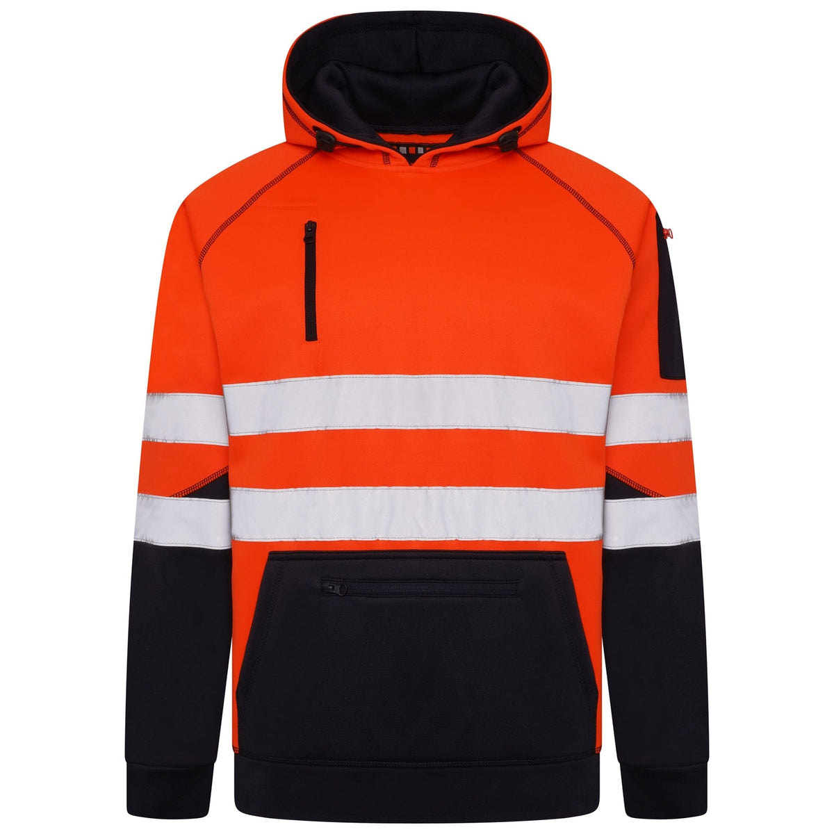 High Vis Three Pockets Pullover Hoodie
