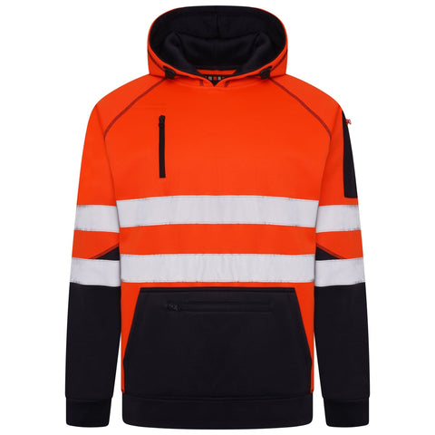 High Vis Three Pockets Pullover Hoodie