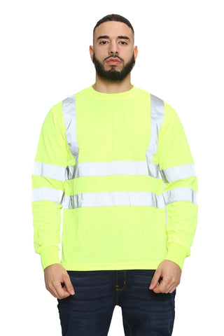 High Vis Long Sleeve Shirt - Yellow