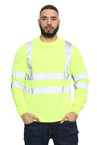 High Vis Long Sleeve Shirt - Yellow
