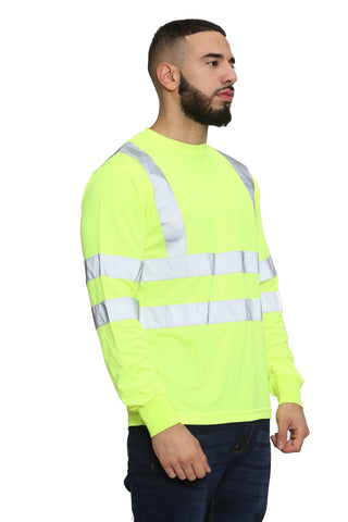 High Vis Long Sleeve Shirt - Yellow