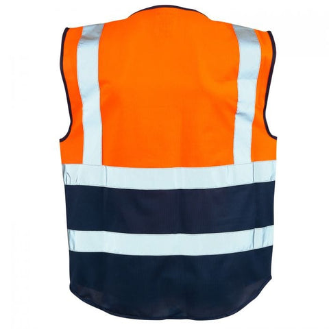 Safety Waistcoat Vest Orange And Navy