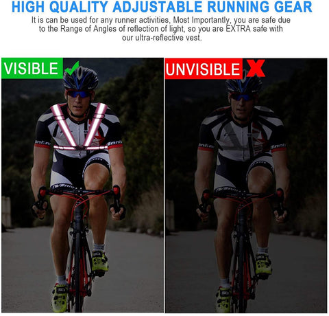 High Vis Reflective Safety Vest Black