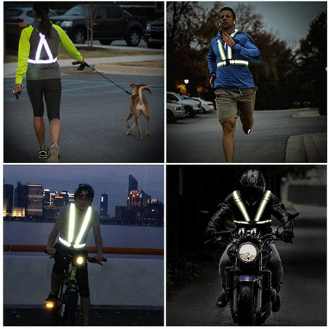 High Vis Reflective Vest Red