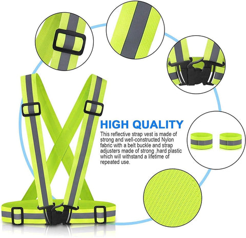 Safety Reflective Vest - Yellow