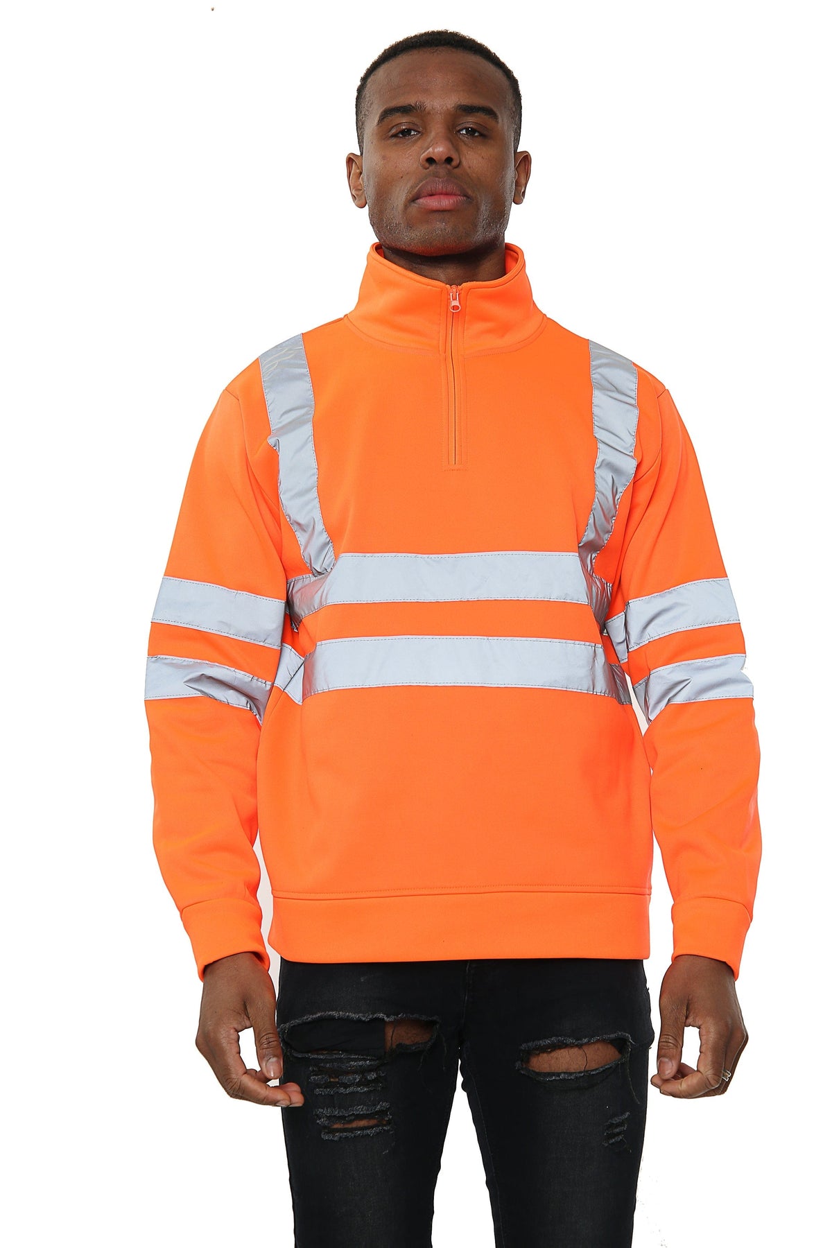 ISO 20471 Class 3 Quarter Zip Orange