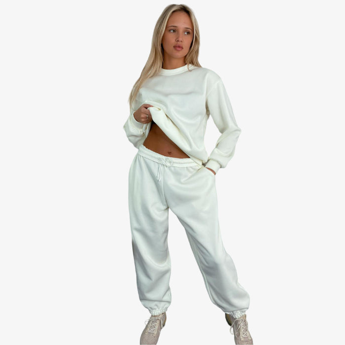 Women's Cozy Fleece Lined Lounge Tracksuit Set