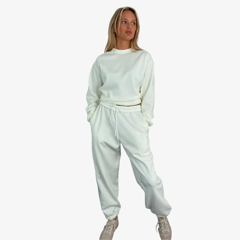 Women's Cozy Fleece Lined Lounge Tracksuit Set