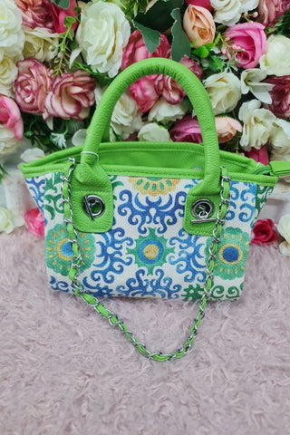 Azetic Print Two Handel Bag