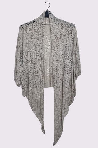 Crochet Floral Pattern Viscose Top
