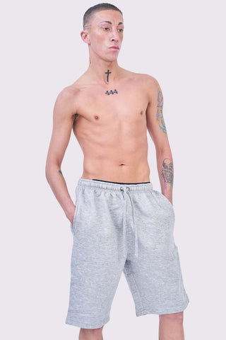 Men Drawcord Side Zipper Plain Shorts [Pack of 8]