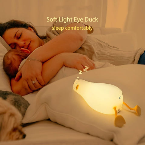 Quirky Duck-Shaped LED Night Lamp – Fun and Soothing Glow for Desk or Bedside