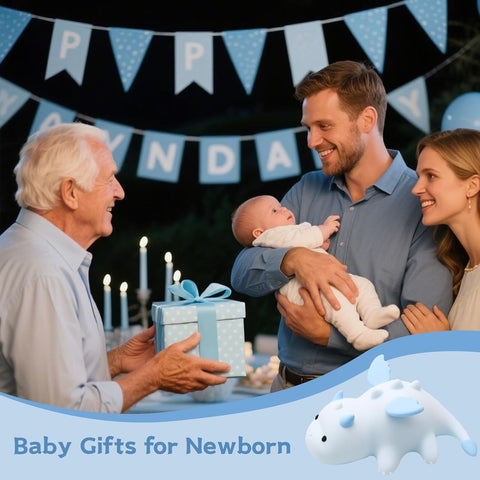 Colorful 7-Color LED Light Dragon Lamp with 30-Minute Timer