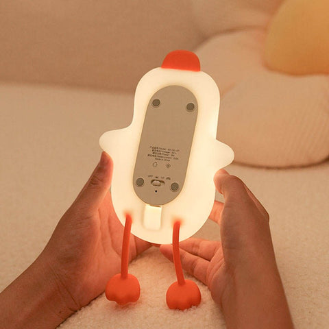 Cute Duck LED Night Light – Soft Touch Control Baby Night Lamp with Adjustable Brightness