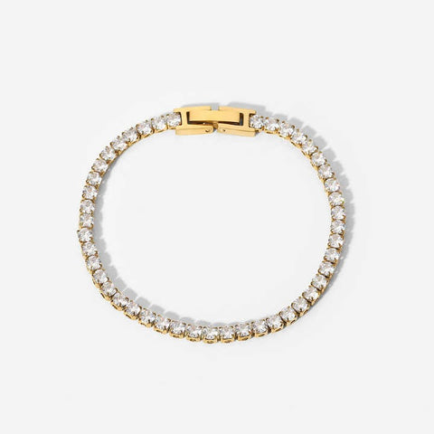 Gold Tennis Bracelet