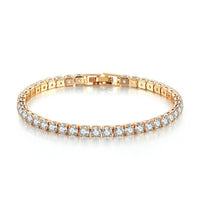 Golden Butterfly Zircon Tennis Bracelet Elegant & Sparkling