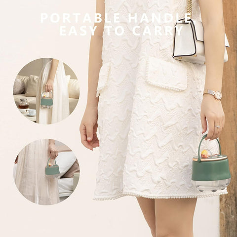 Cute Portable Ultrasonic Humidifier with Toy Figure – Mini USB Powered Humidifier for Home & Office