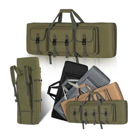 Outdoor Tactical Double Long Gun Case Water & Dust Resistant Carry Bag