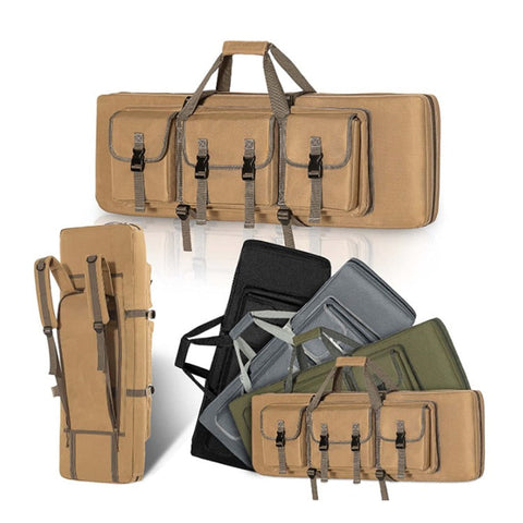 Outdoor Tactical Double Long Gun Case Water & Dust Resistant Carry Bag