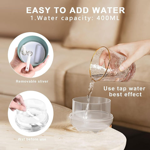 Cute Portable Ultrasonic Humidifier with Toy Figure – Mini USB Powered Humidifier for Home & Office