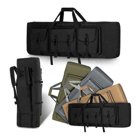 Outdoor Tactical Double Long Gun Case Water & Dust Resistant Carry Bag
