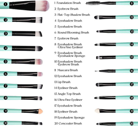 Professional Makeup Brush Set – 18-Piece Collection for Flawless Application