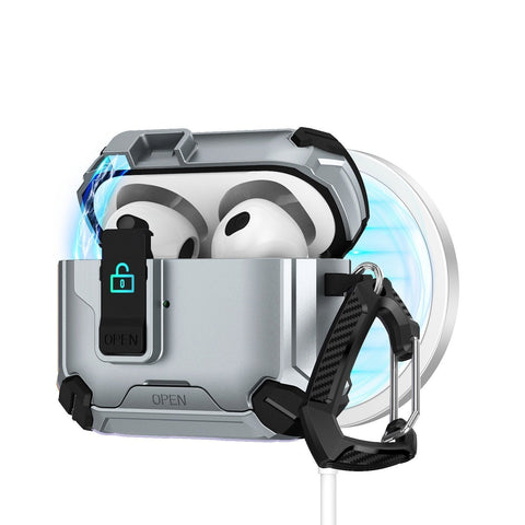 Protective Flip Case for AirPods Pro 2nd Gen – With Phone Stand & Shockproof Cover