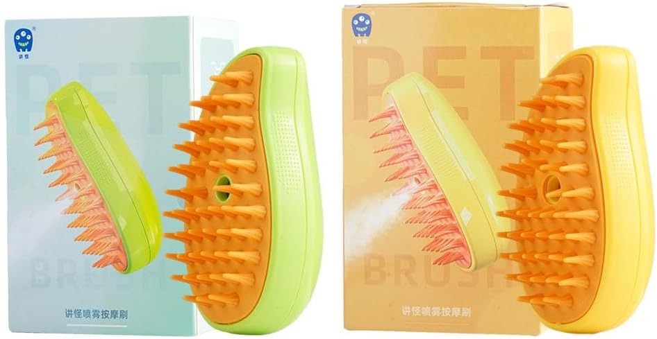 Pet Grooming Brush – Soft Spike Deshedding Brush for Dogs & Cats
