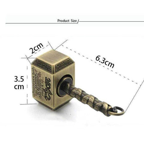 Miniature Hammer Keychain – Vintage Antique Style