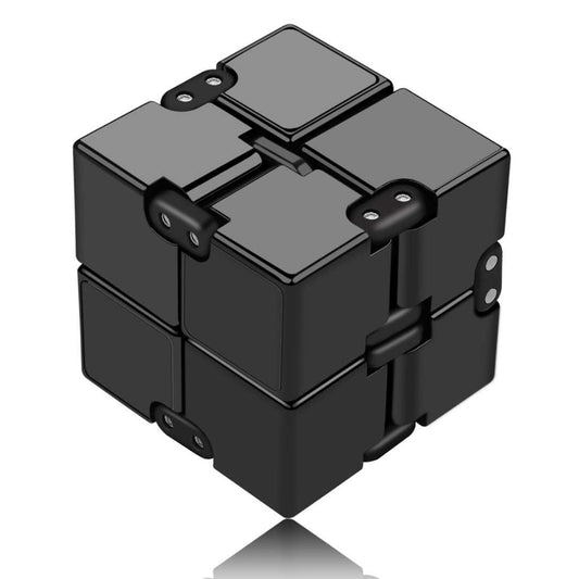 Modern Black Fidget Cube - Stress Relief Toy