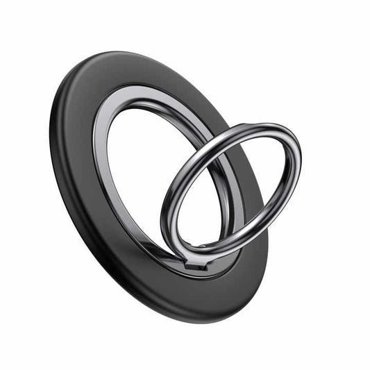 MagSafe-Compatible Magnetic Ring Holder – 360° Rotating Finger Grip with Detachable Dual-Sided Magnets