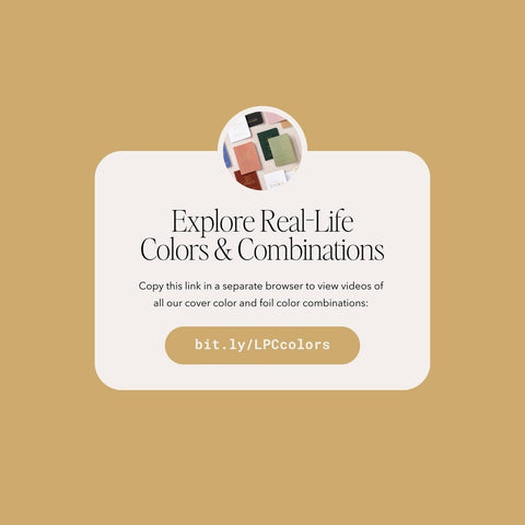 Modern Hardcover Wedding Guest Book Personalized Keepsake Album