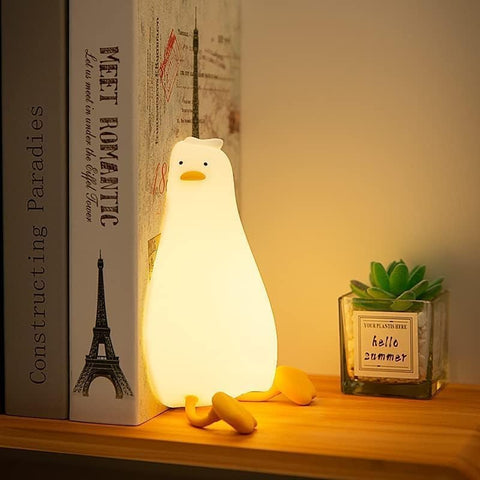 Quirky Duck-Shaped LED Night Lamp – Fun and Soothing Glow for Desk or Bedside