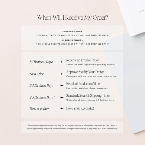 Modern Hardcover Wedding Guest Book Personalized Keepsake Album