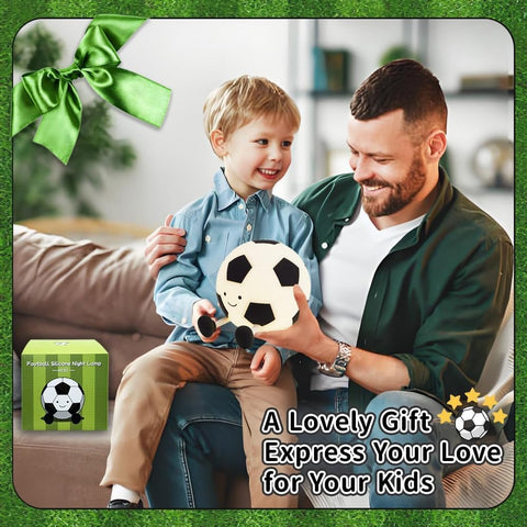 Football-Shaped LED Night Light – Cute and Playful Lamp for Kids and Sports Fans