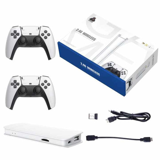 M15 Video Game Stick 4K – 64GB Console with 20,000+ Retro Games, Dual Wireless Controllers, HDMI Plug & Play